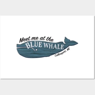 Meet me at the Blue Whale Posters and Art